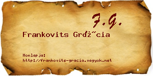 Frankovits Grácia névjegykártya